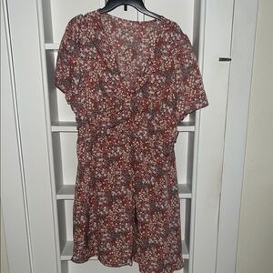 Floral Puff Sleeve shein dress new never worn